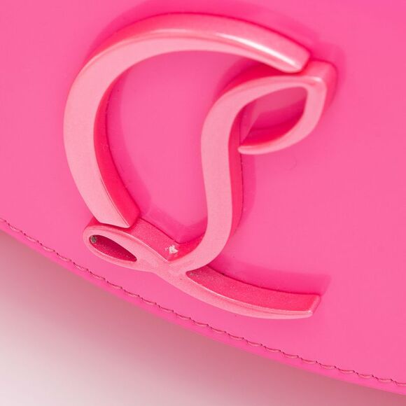 Christian Louboutin Patent Leather Loubi154 Chain Wallet - Picture 13 of 16